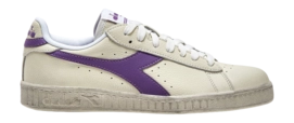 Baskets Diadora Femme Game L Low Waxed White Violet Berry