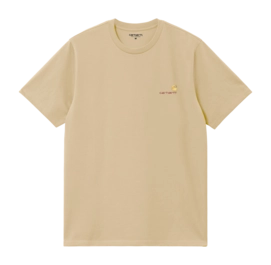 T-Shirt Carhartt WIP Unisexe S/S American Script Rattan