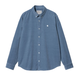 Chemise Carhartt WIP Unisexe L/S Madison Fine Cord Sorrent / Wax