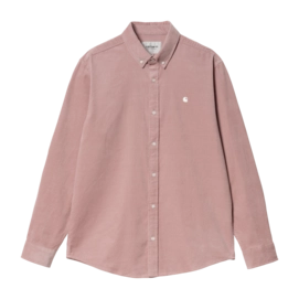 Chemise Carhartt WIP Unisexe L/S Madison Fine Cord Glassy Pink/ Wax