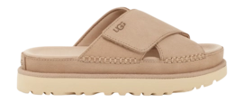Sandales UGG Femme Goldenstar Cross Slide Driftwood