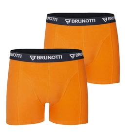 Onderbroek Brunotti Men Sido 2-Pack Rusty Orange Rusty Orange-S