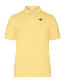 Polo KnowledgeCotton Apparel Men Toke Basic Badge Misted Yellow