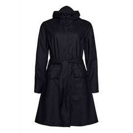 Imperméable RAINS Curve Jacket Femme Black