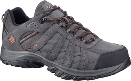 Walking Shoes Columbia Men Redmond XT Leather Omni-Tech Dark Grey