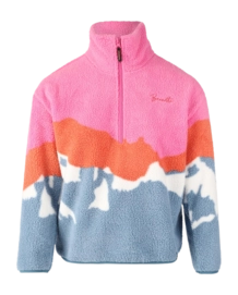 Pull de Ski Brunotti Fille Chiny-PP Fleece Steel Blue
