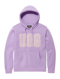 Pull à Capuche UGG Femme Rey Uggfluff Logo Purple Jade