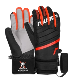 Handschuhe Reusch Warrior R-TEX XT Junior Kinder Black / White / Fluo Red
