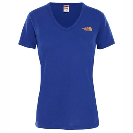 T-Shirt The North Face Womens Simple Dome Tee Lapis Blue Citrine Yellow