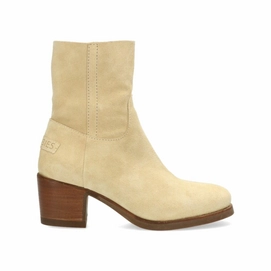 Bottes Shabbies Amsterdam Women 182020253 Ankle Boot Zipper Suede Beige-Taille 40