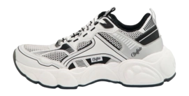 Baskets Buffalo Women CLD Run Jog Black White Vegan Nappa