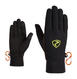 Handschuhe Ziener Gysmo Touch Glove Mountaineering Unisex Black Poison Yellow