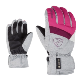 Gloves Ziener Kids Leif GTX Pop Pink/Light Melange