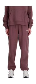 Trainingsbroek New Balance Women Linear Heritage Brushed Back Fleece Sweatpant Licorice
