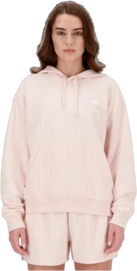 Kapuzenpullover New Balance Sport Essentials French Terry Hoodie Damen Quartz Pink