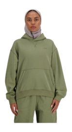 Hoodie New Balance Women Athletics French Terry Hoodie Dark Olive