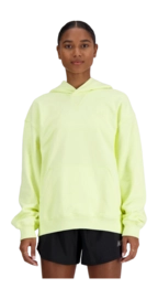 Pull à Capuche New Balance Femme Athletics French Terry Hoodie Limelight