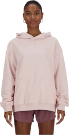 Pull à Capuche New Balance Femme Athletics  French Terry Hoodie Quartz Pink