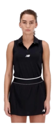 Débardeur New Balance Femme avec Col Tournoi Noir