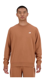 Trui New Balance Men Sport Essentials French Terry Crew Walnut