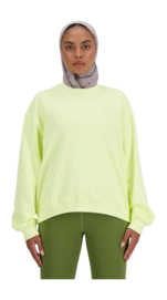 Trui New Balance Women Athletics French Terry Crew Limelight