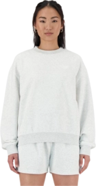 Pullover New Balance Sport Essentials French Terry Crew Damen Ash Heather