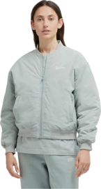 Veste New Balance Femme Linear Heritage Woven Bomber Jacket Juniper