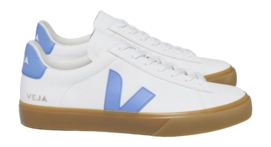 Veja Women Campo Chromefree Leather Extra-White Aqua