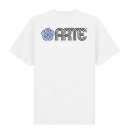 T-Shirt Arte Antwerp Teo Circle Flower Herren White