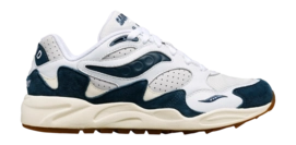 Baskets Saucony Homme Grid Shadow 2 White/Navy