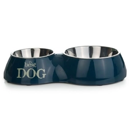 Voer En Drinkbak Beeztees Best Dog Melamine Blauw