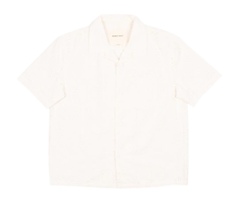 Chemise Bram's Fruit Homme Broderie Shortsleeve Off White