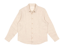 Chemise Bram's Fruit Homme Lin Beige