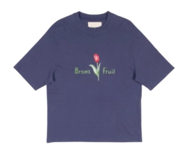T-Shirt Bram's Fruit Men Tulip Aquarel Blue