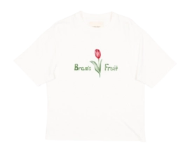 T-Shirt Bram's Fruit Men Tulip Aquarel White