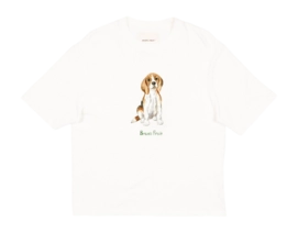 T-Shirt Bram's Fruit Men Beagle Aquarel White