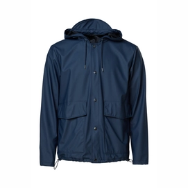 Imperméable RAINS Short Hooded Coat Blue