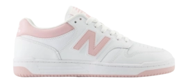 New Balance Unisex BB480LOP White Orb Pink