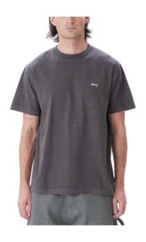 T-Shirt Obey Lowercase Pigmenet SS Pigment Herren Digital Black