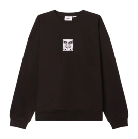 Pull Obey Homme Icon Extra Lourd Black