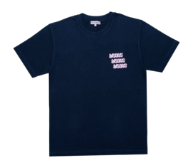 T-Shirt Bisous Homme X3 SS Navy