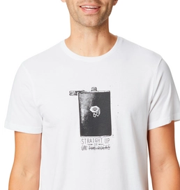 T-Shirt Mountain Hardwear Men Straight Up SS White