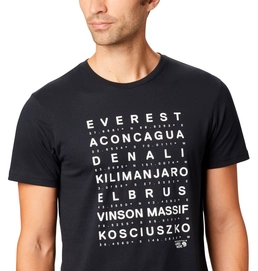 T-Shirt Mountain Hardwear Homme Seven Summits SS Black