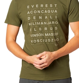 T-Shirt Mountain Hardwear Men Seven Summits SS Dark Army