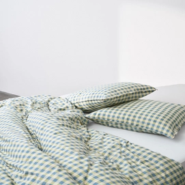 Duvet Marc O'Polo Gyda Sage Green Cotton