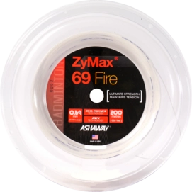 Badmintonsnaar Ashaway Zymax 69 Fire White (0.69mm/200m)