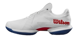 Tennisschoen Wilson Women Kaos Swift 1.5 Clay White Deja Vu Blue Wilson Red