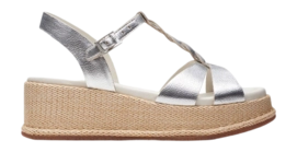 Sandalettes Clarks Women Kimmei Twist Silver Leather