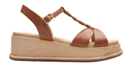 Sandales à Talon Clarks Femme Kimmei Twist Tan Leather