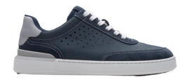Sneaker Clarks Men Courtlite Run Navy Nubuck